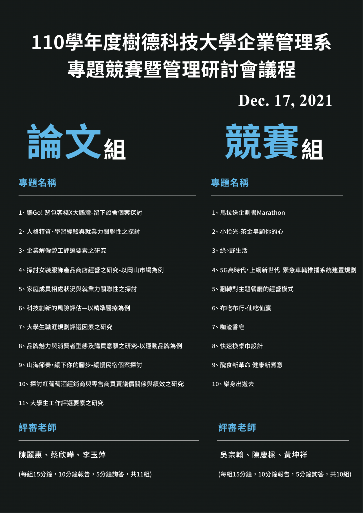 企管系推薦 | 科大企管系推薦 | 企管系出路 | 企管系學什麼 | 企管系面試